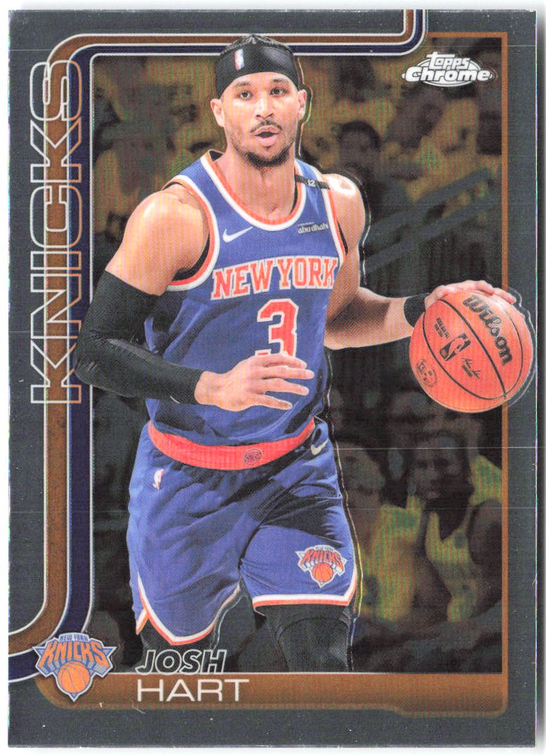 Josh Hart Topps Chrome 160 2025-26 New York Knicks