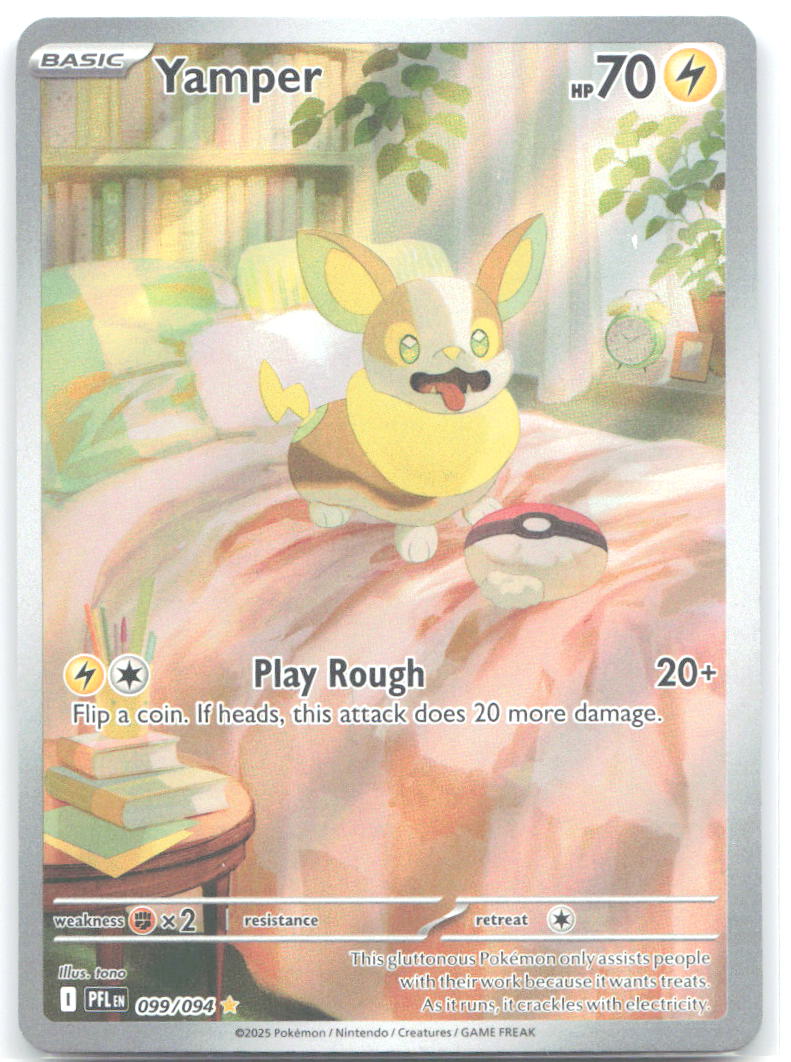 Yamper Holo Illustration Rare ME02: Phantasmal Flames 099/094 NM Ayako Ozaki