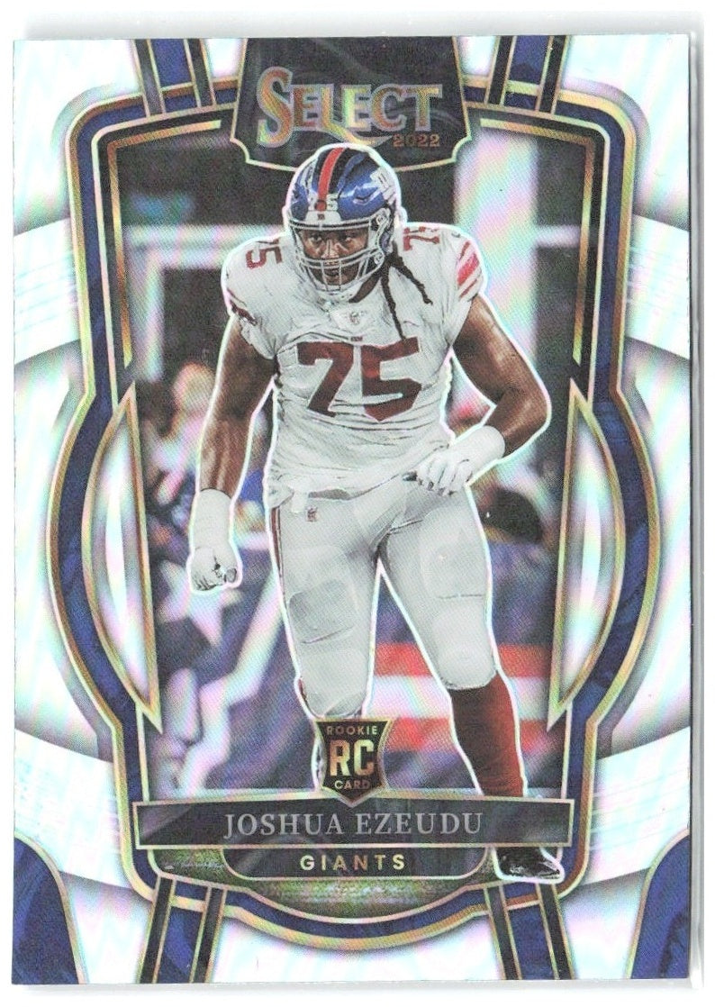 Joshua Ezeudu Panini Select - Silver Prizm 227 2022 New York Giants