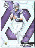 J.J. McCarthy Panini Mosaic - Silver 195 2025 Minnesota Vikings