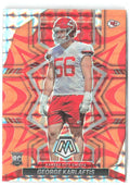 George Karlaftis Mosaic - Mosaic Reactive Orange 377 2022 Kansas City Chiefs