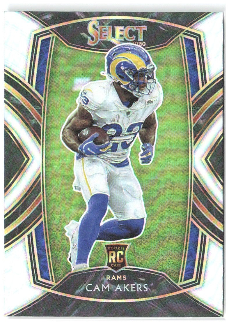 Cam Akers Panini Select - Silver Prizm 255 2020 Los Angeles Rams