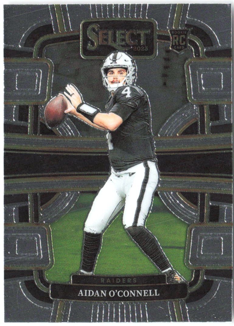 Aidan O'Connell Panini Select 58 2023 Las Vegas Raiders RC