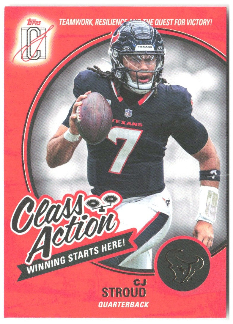 CJ Stroud Topps Signature Class - Class Action CA-13 2025 Houston Texans