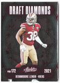 Deommodore Lenoir Panini Absolute Draft Diamonds DD-DLR 2025 San Francisco 49ers