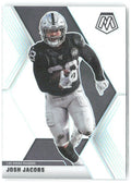 Josh Jacobs Panini Mosaic - Prizm Silver 104 2020 Las Vegas Raiders