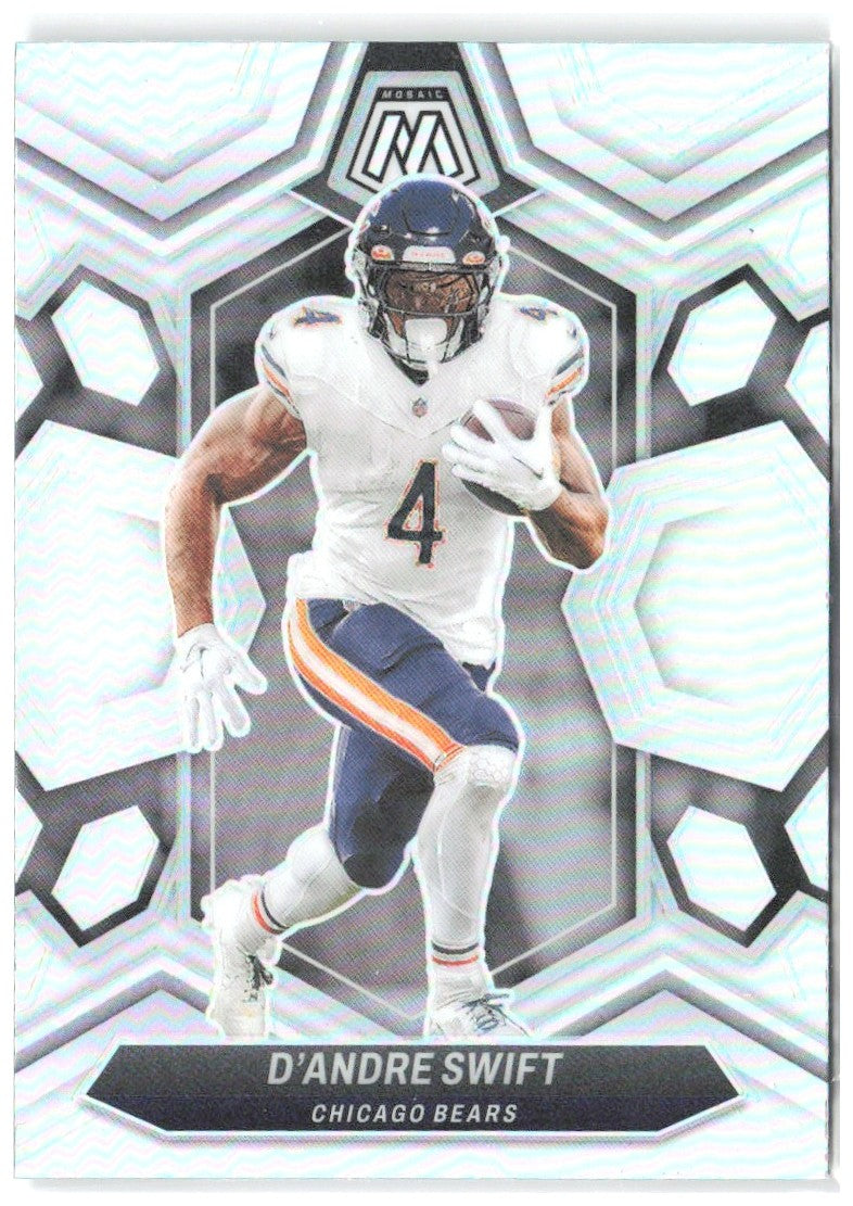 D'Andre Swift Panini Mosaic - Silver 37 2024 Chicago Bears