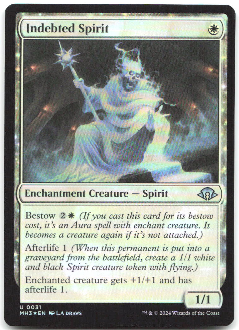 Indebted Spirit Foil U Modern Horizons 3 31 NM L.A Draws