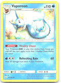 Vaporeon Uncommon SM Cosmic Eclipse 42/236 NM sui