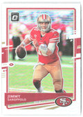 Jimmy Garoppolo Donruss Optic - Holo 86 2020 San Francisco 49ers