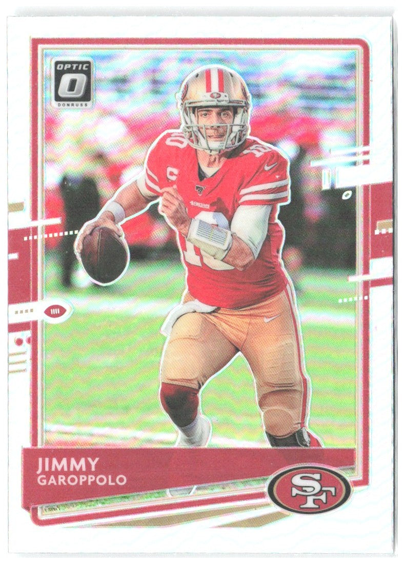 Jimmy Garoppolo Donruss Optic - Holo 86 2020 San Francisco 49ers