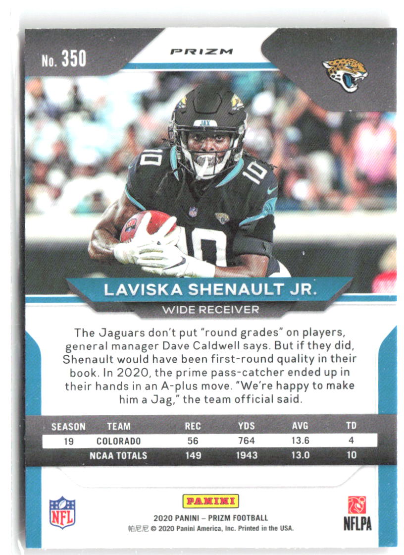 Laviska Shenault Jr. Panini Prizm - Prizm Disco 350 2020 Jacksonville Jaguars