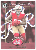Mykel Williams Donruss - Rated Rookies Retro 17 2025 San Francisco 49ers
