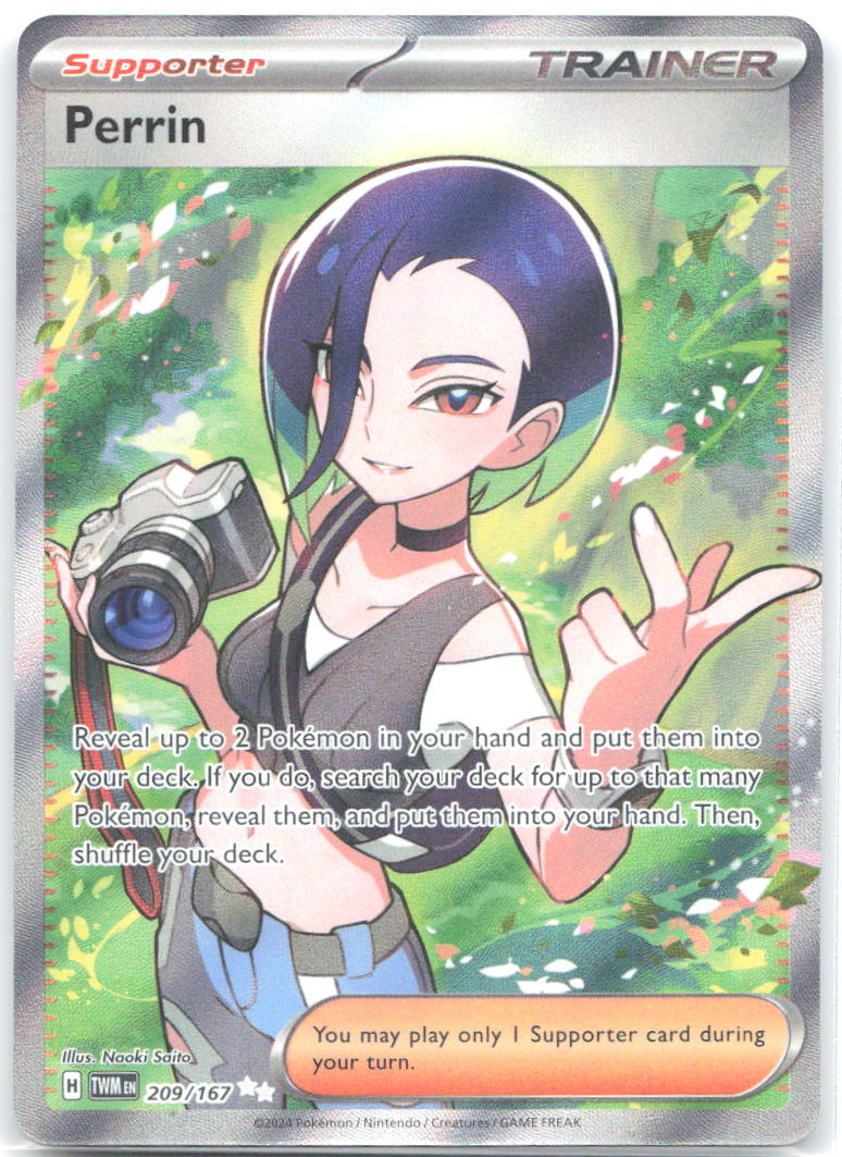 Perrin 209 167 Holo Ultra Rare SV06: Twilight Masquerade 209/167 NM Naoki Saito