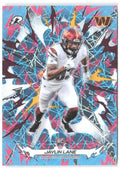 Jaylin Lane Topps Resurgence Sky Blue & Pink Shock Refractor 200 2025 Commanders