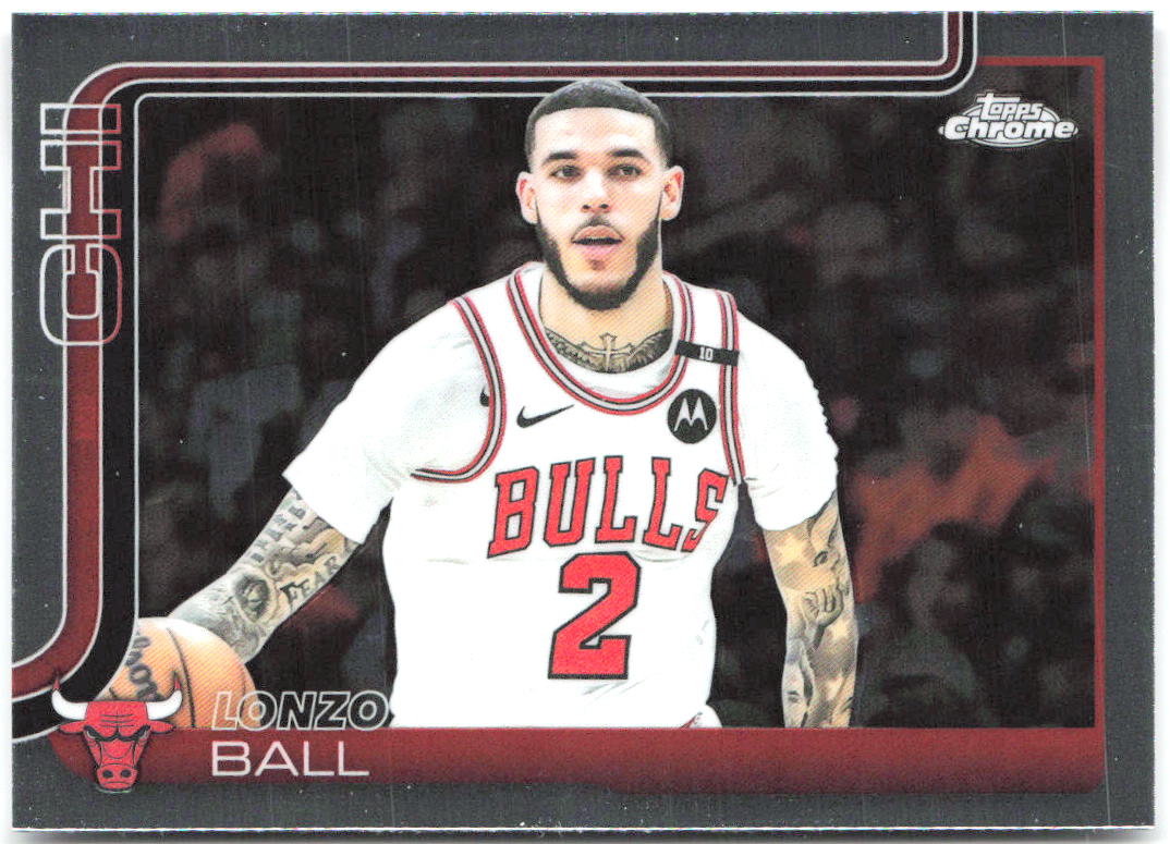 Lonzo Ball Topps Chrome 38 2025-26 Chicago Bulls