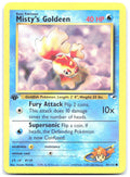 Misty's Goldeen 85 1st Edition Common Gym Heroes 085/132 NM Atsuko Nishida