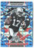Davante Adams Panini Mosaic - Reactive Blue Mosaic 266 2023 Las Vegas Raiders