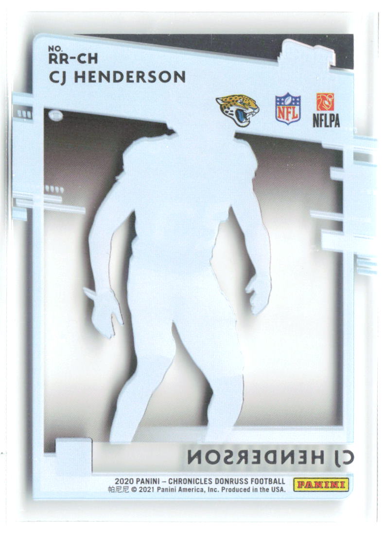 CJ Henderson Clearly Donruss Rated Rookies Panini Chronicles - Clearly Donruss Rated Rookies RR-CH NM