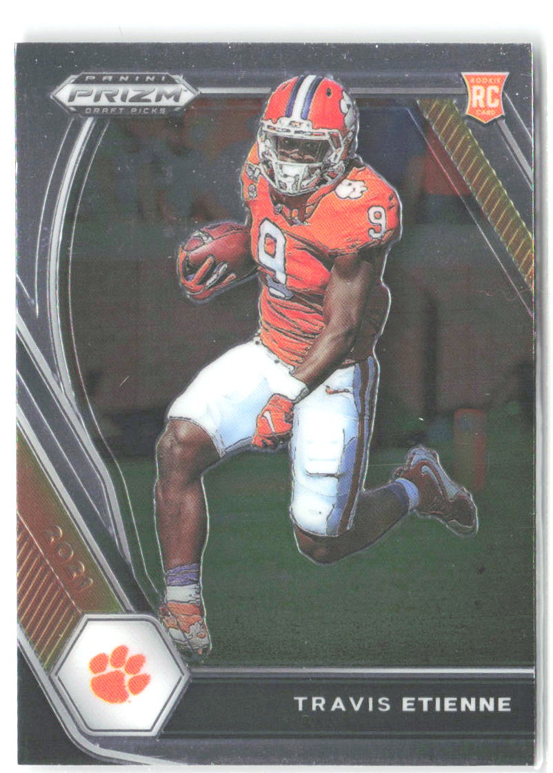 Travis Etienne Jr. Panini Prizm Draft Picks 107 2021 Clemson Tigers