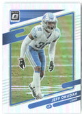 Jeff Okudah Donruss Optic - Holo 86 2021 Detroit Lions