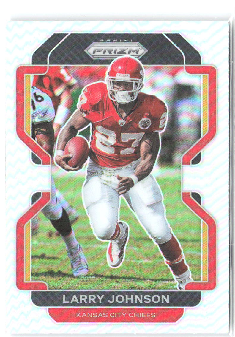 Larry Johnson Panini Prizm - Silver 196 2021 Kansas City Chiefs