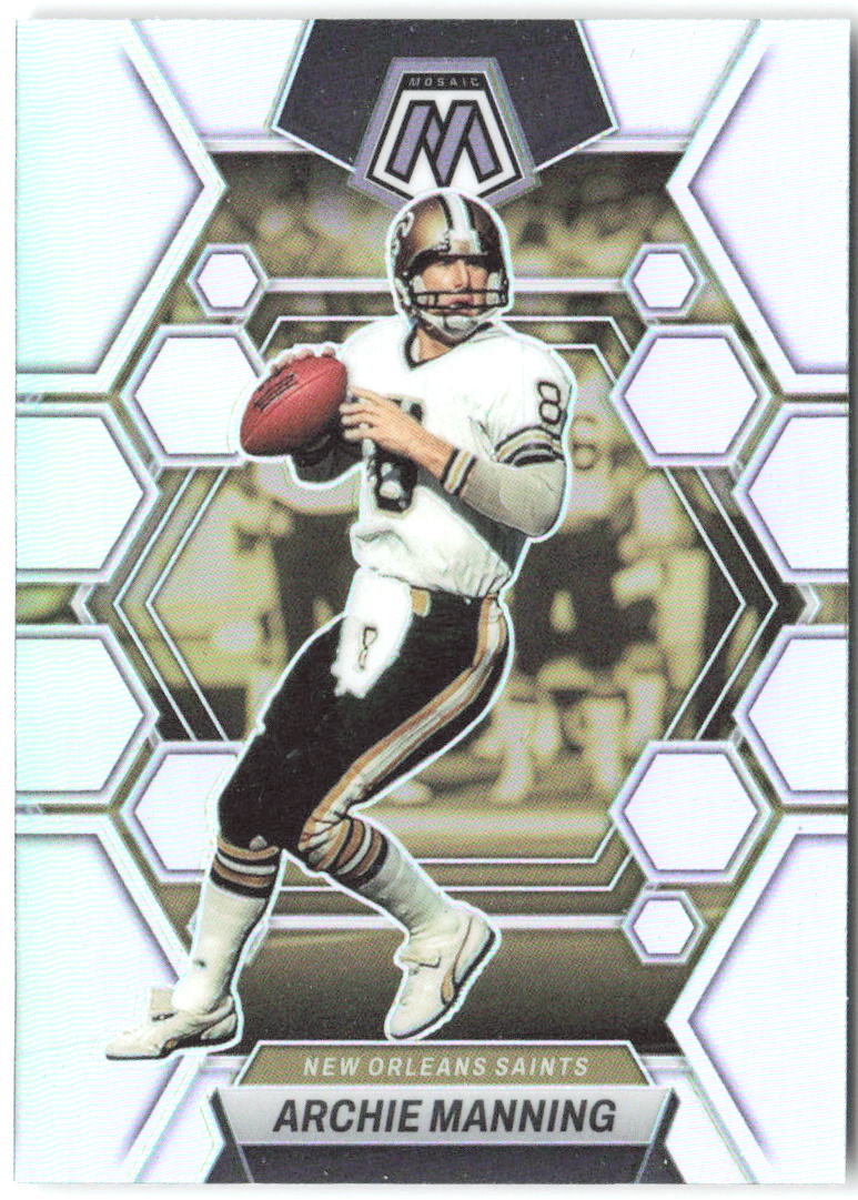 Archie Manning Panini Mosaic - Silver 173 2023 New Orleans Saints