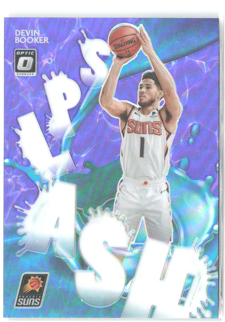 Devin Booker Donruss Optic - Splash! Purple 12 2020-21 Phoenix Suns
