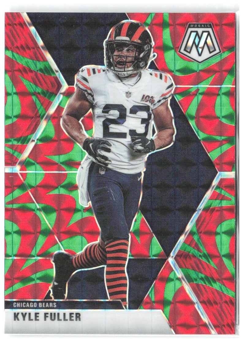 Kyle Fuller Panini Mosaic - Prizm Reactive Green 45 2020 Chicago Bears