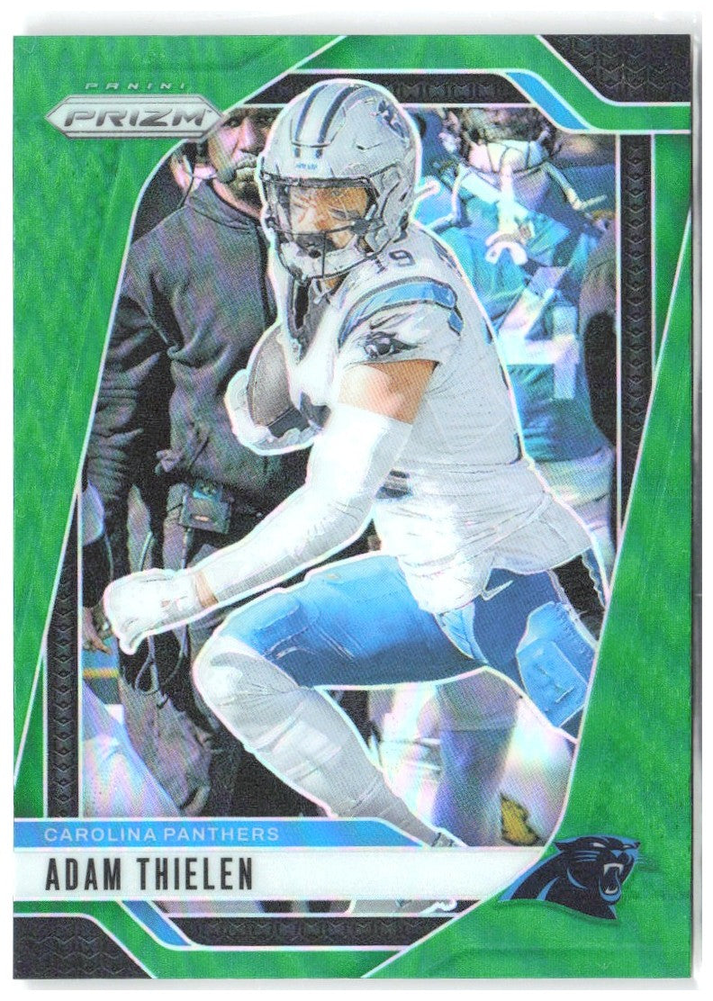Adam Thielen Panini Prizm - Green 39 2024 Carolina Panthers