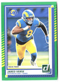 Jared Verse Donruss - Press Proofs Green 120 2025 Los Angeles Rams