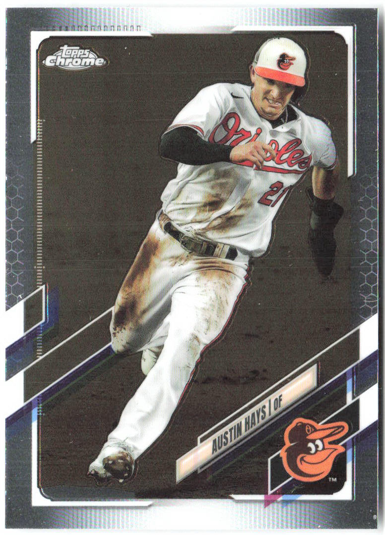 Austin Hays Topps Chrome 143 2021 Baltimore Orioles