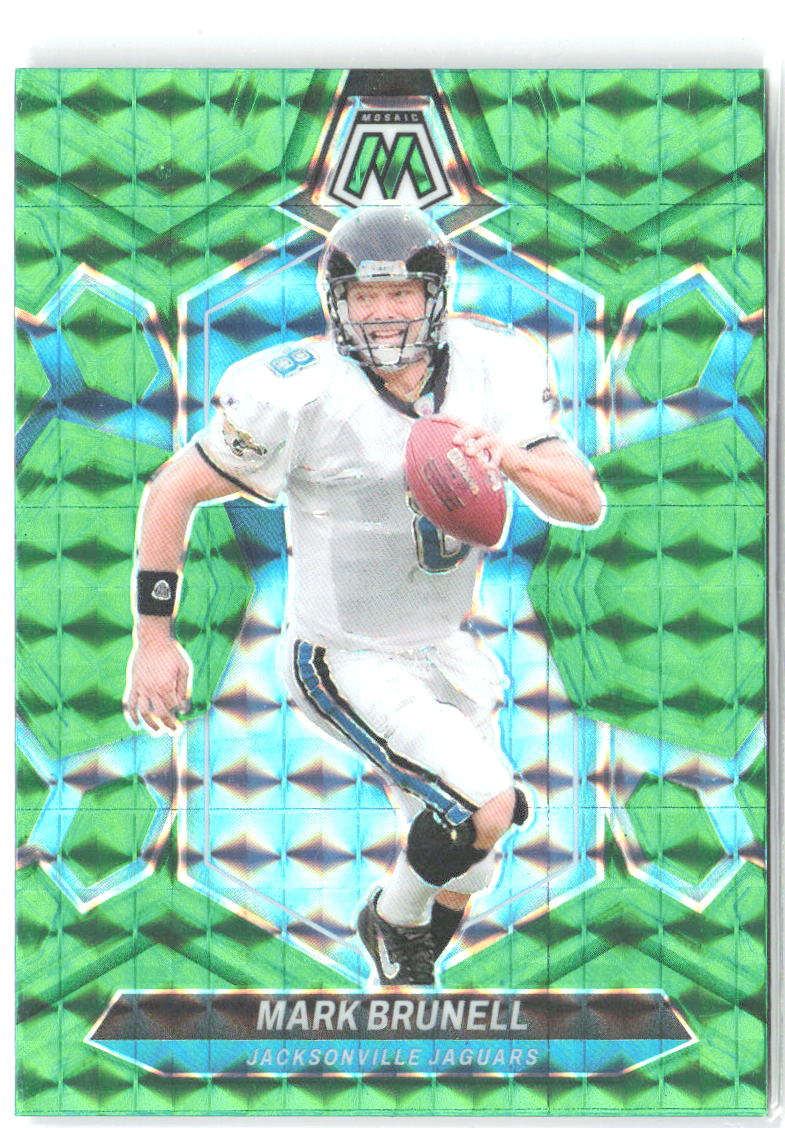 Mark Brunell Panini Mosaic - Mosaic Green 247 2024 Jacksonville Jaguars