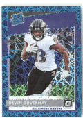 Devin Duvernay Donruss Optic - Teal Velocity 179 2020 Baltimore Ravens