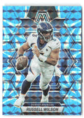 Russell Wilson Panini Mosaic - Reactive Blue Mosaic 65 2023 Denver Broncos
