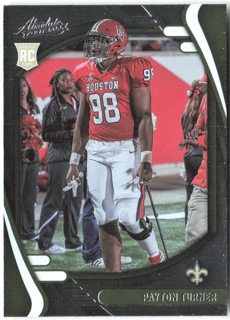 Payton Turner Panini Absolute - Retail 194 2021 New Orleans Saints RC