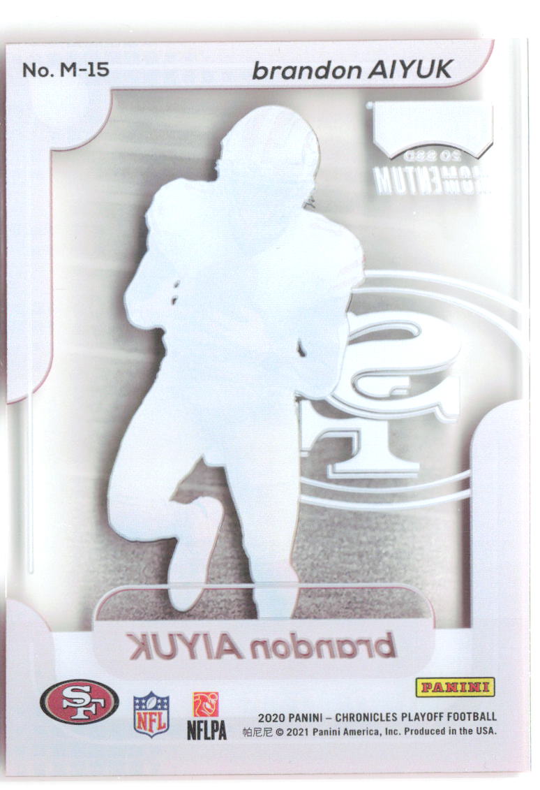 Brandon Aiyuk Chronicles - Playoff Momentum SSD Rookies M-15 2020 49ers