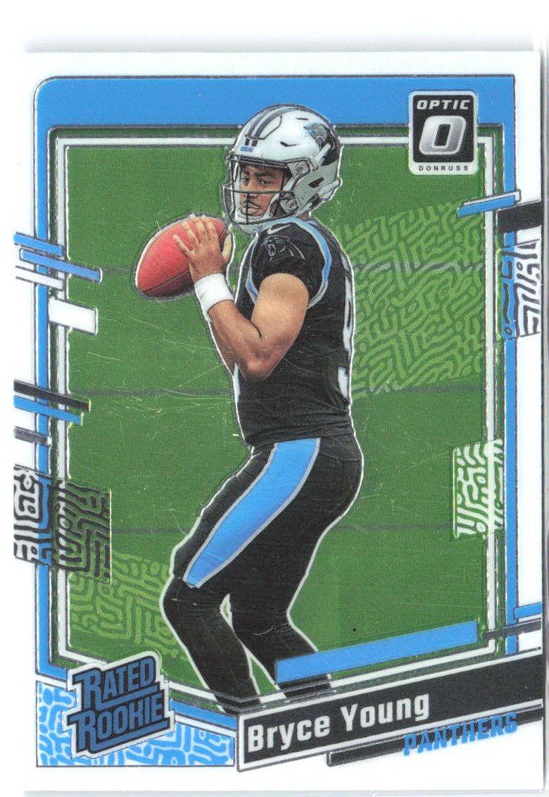 Bryce Young Donruss Optic 213 2023 Carolina Panthers RC