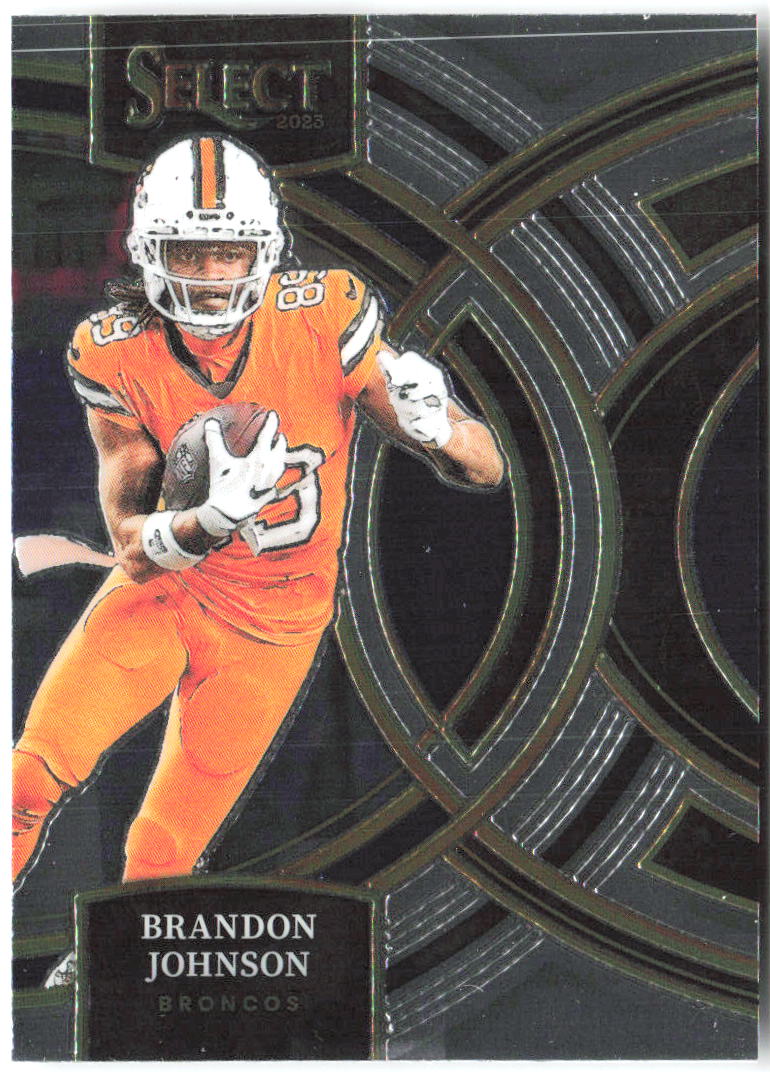 Brandon Johnson Panini Select 189 2023 Denver Broncos