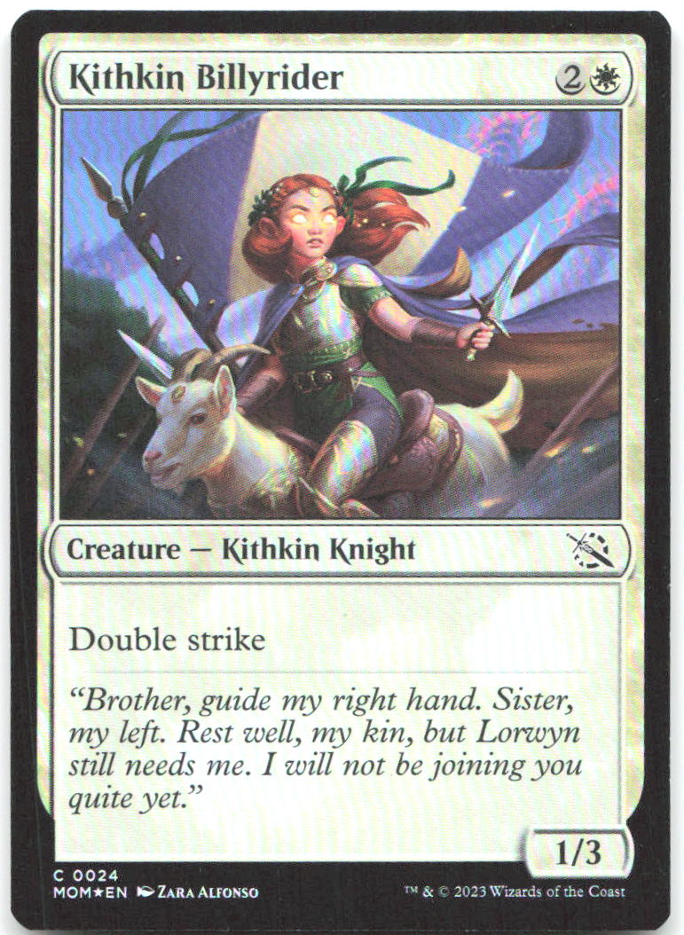Kithkin Billyrider Foil C March of the Machine 24 NM Zara Alfonso