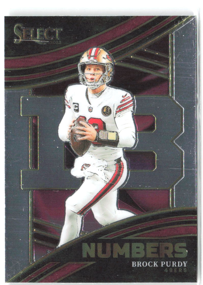 Brock Purdy Panini Select - Numbers NMB-BPU 2023 San Francisco 49ers