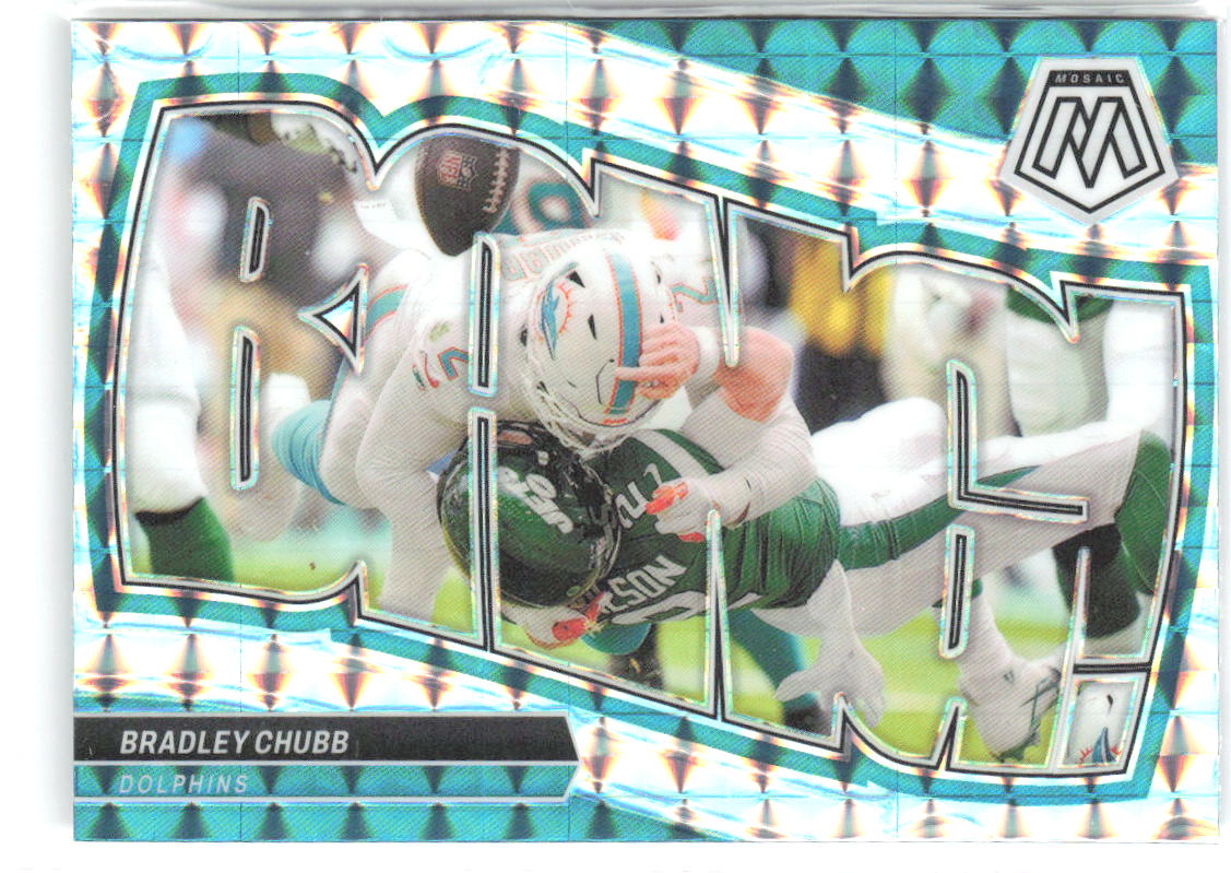 Bradley Chubb Panini Mosaic - Bang! Mosaic 11 2024 Miami Dolphins