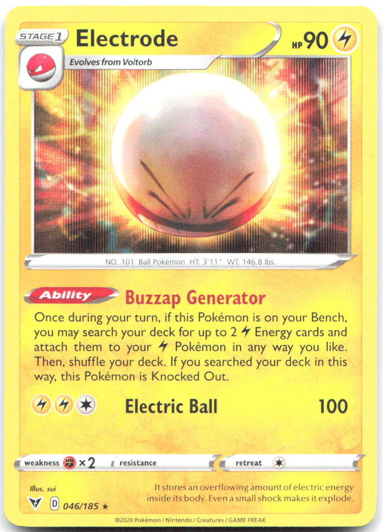 Electrode Holo Rare SWSH04 Vivid Voltage 046/185 NM sui