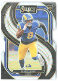 Jared Verse Panini Select - Silver Prizm Die Cut 132 2024 Los Angeles Rams