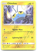 Chinchou Reverse Holo Common SM Lost Thunder 73/214 NM Akira Komayama