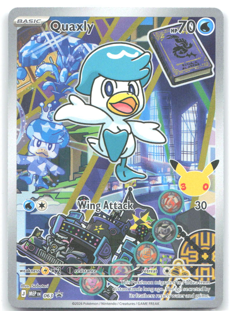 Quaxly Holo Promo ME Mega Evolution Promo 063 NM Saboteri