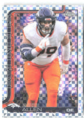 Zach Allen Topps Chrome - X-Fractor 95 2025 Denver Broncos