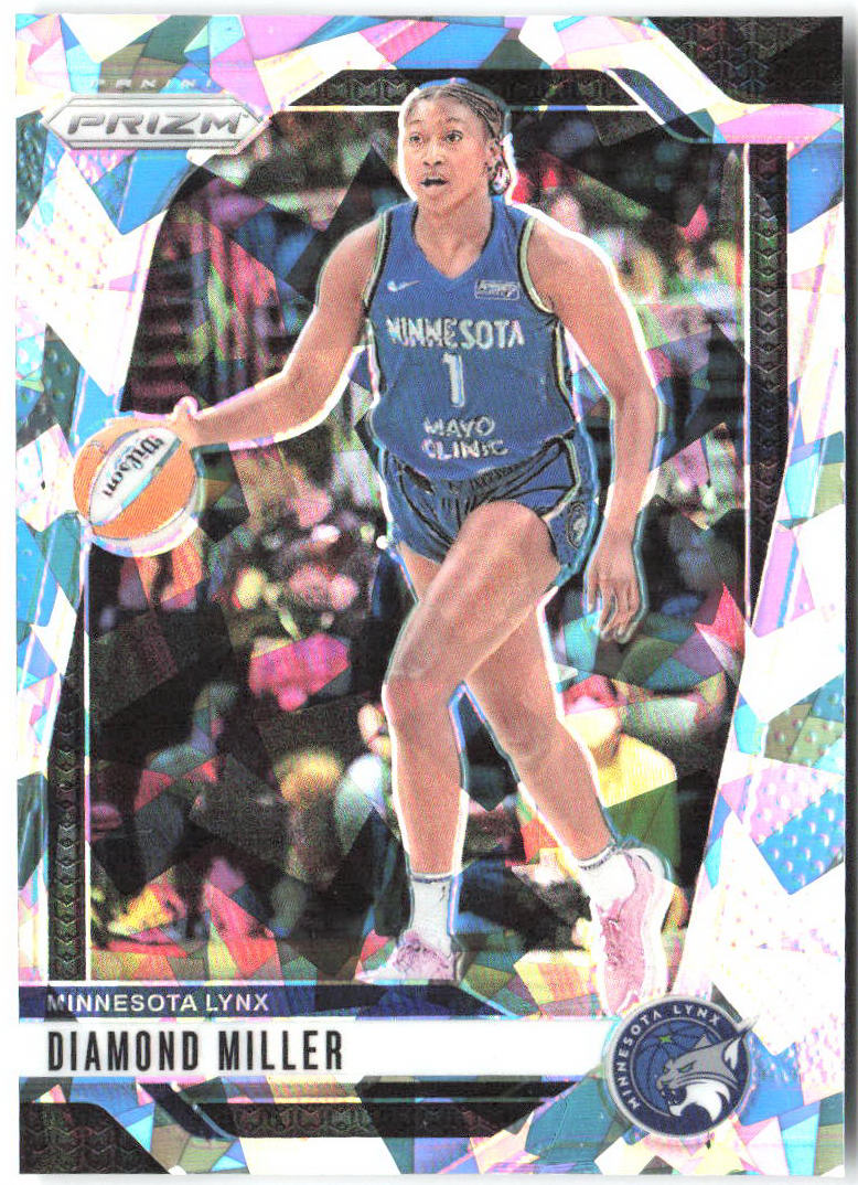 Diamond Miller Panini Prizm WNBA - Ice Prizms 63 2024 Minnesota Lynx