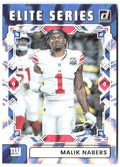 Malik Nabers Donruss - The Elite Series TES-MNA 2025 New York Giants