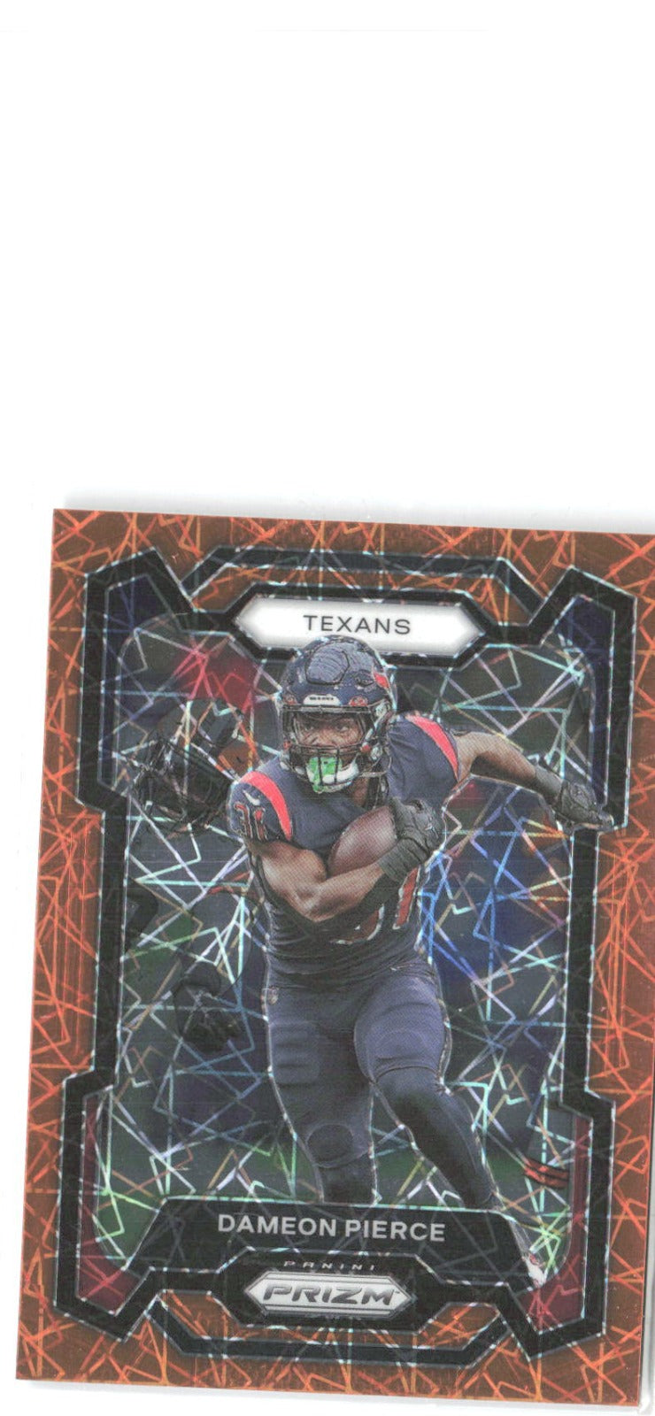 Dameon Pierce Panini Prizm - Lazer 116 2023 Houston Texans
